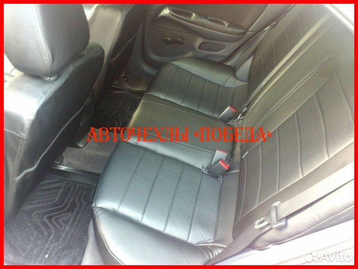 Чехлы Nissan Almera Classic из экокожи чёрные