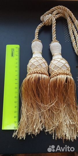 Подхват с кисточкой, бахрома для штор