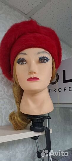 Шапка береты, женская вязаная