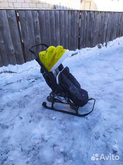 Детские санки коляска