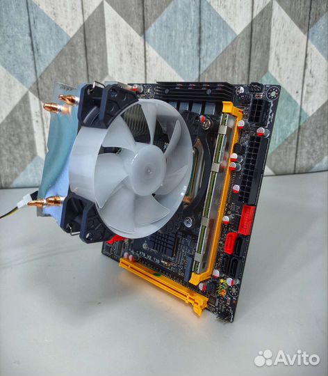 Комплект игровой 10/20 ядер 3.3ghz мать+проц+кулер