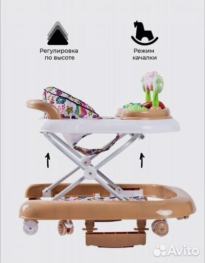 Ходунки детские новые