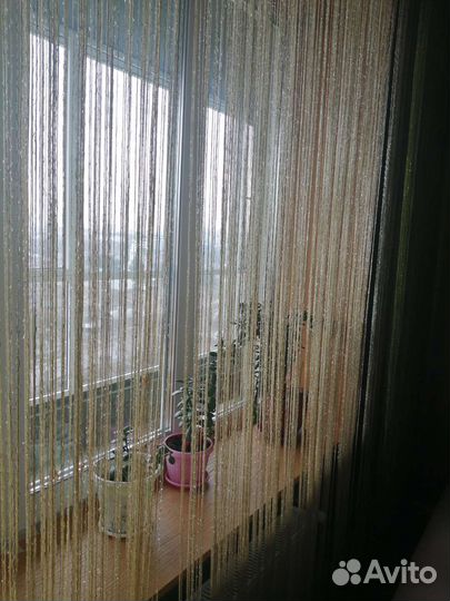 Нитяная тюль, штора