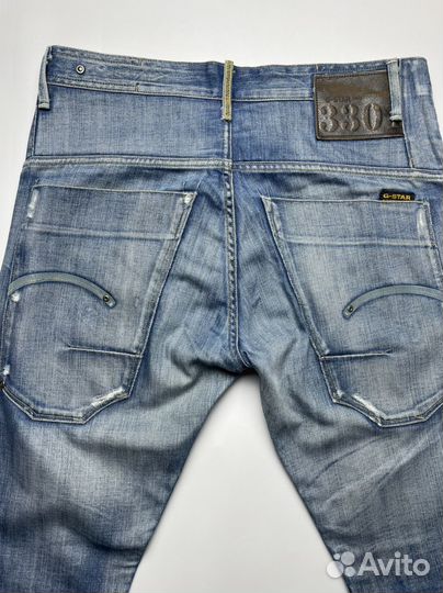 Джинсы G-Star Raw 3301 Distressed Jeans (W32 L32)