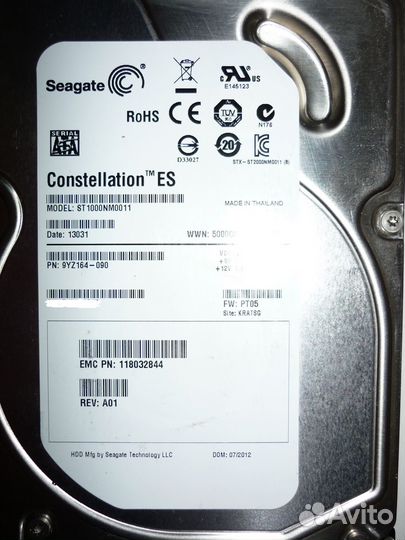1TB Seagate ST1000NM0011