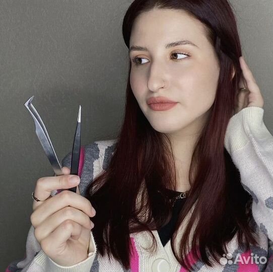 Пинцеты для наращивания ресниц