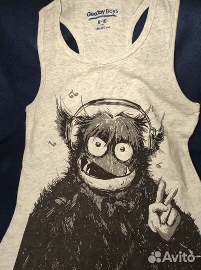 Майки летние на мальчика рост 134-140