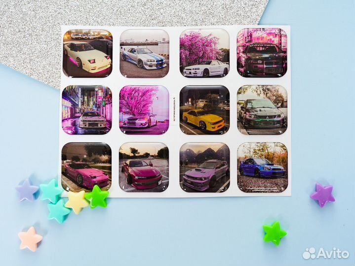 3D стикеры на телефон с любым дизайном опт