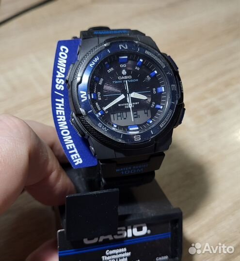 Casio SGW-500H термометр/компас