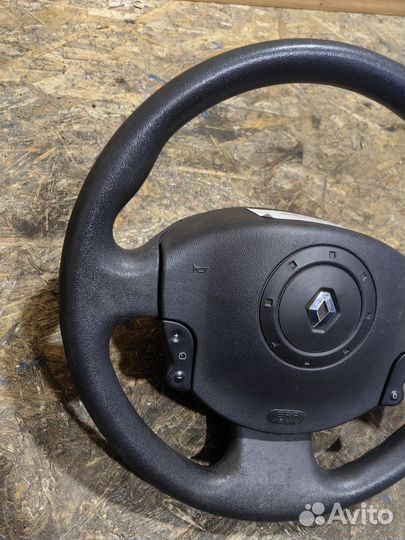 Руль С подушкой в сборе Мульти руль Рено меган 2