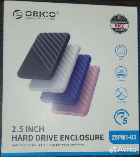 Корпусы для жестких дисков и SSD Orico 5Gbps