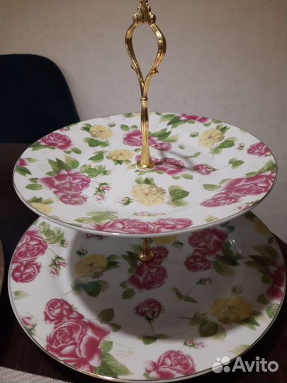 Ваза двухъярусная новая