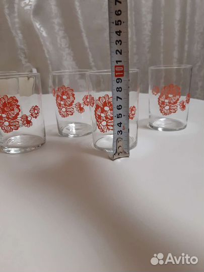 Набор стаканов. Стекло. СССР