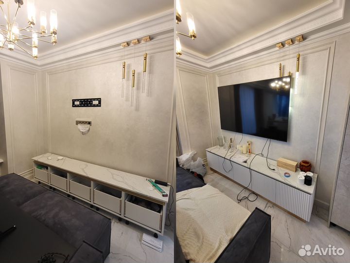 Установка телевизора