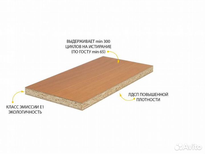 Угловой стол с тумбой Рубин 42 565