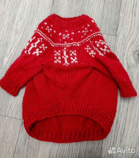 Новогодний свитер для небольшой собачки