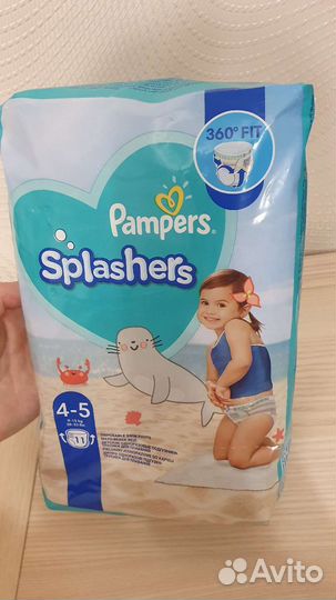 Подгузники для плавания Pampers splashers