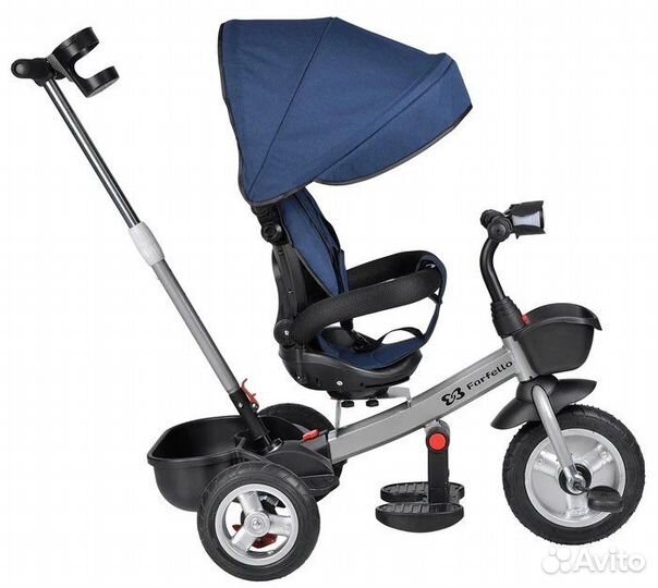 Коляска велосипед Farfello 6299 синий