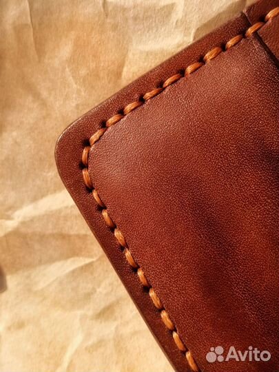 Картхолдер из натуральной кожи ручной работы