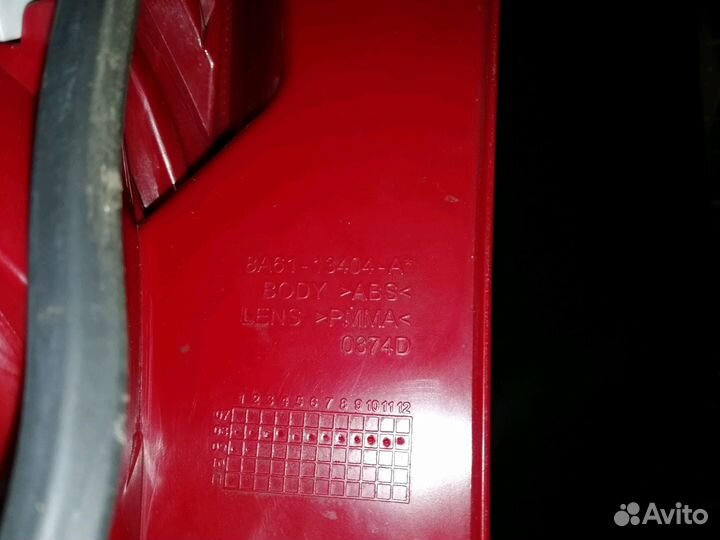 Фонарь задний Форд Фиеста мк6 (1709552)