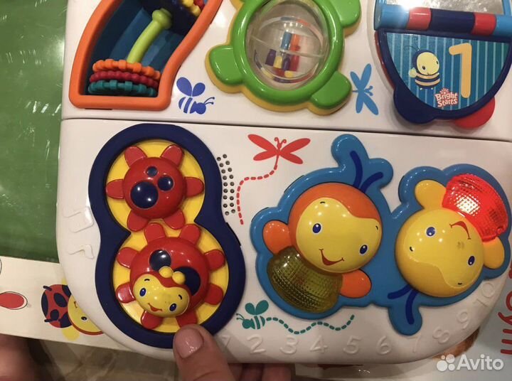 Развивающий коврик + музыкальный столик