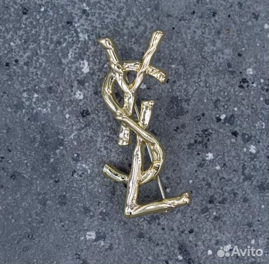 Yves saint laurent брошь