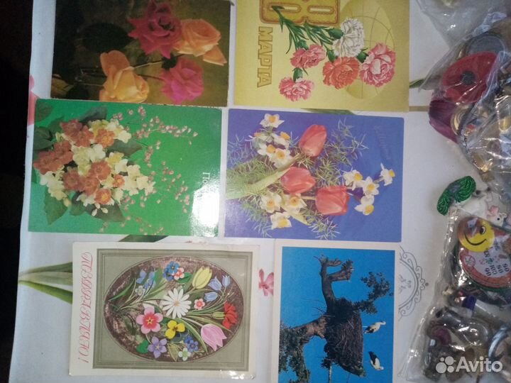 Календарики-магниты-открытки СССР