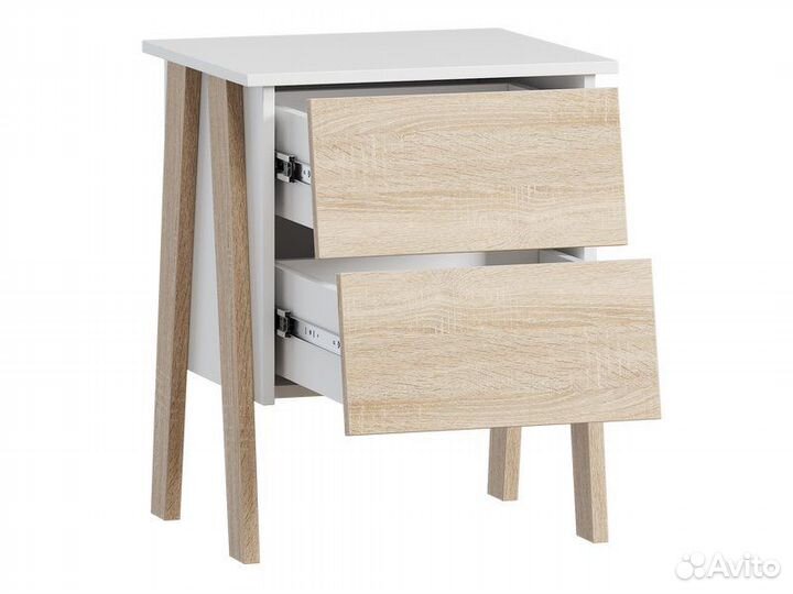 Тумба прикроватная Маккаби White