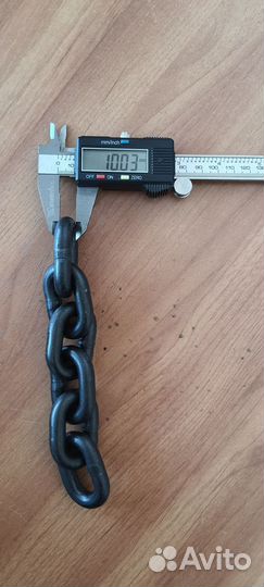 Цепь грузовая круглозвенная hitch G80 10х30 3 т