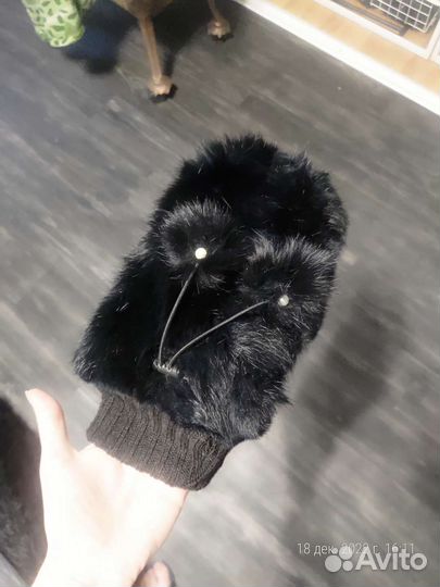 Варежки меховые