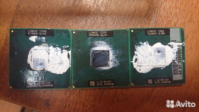 Ноутбучные процессоры в ассортименте