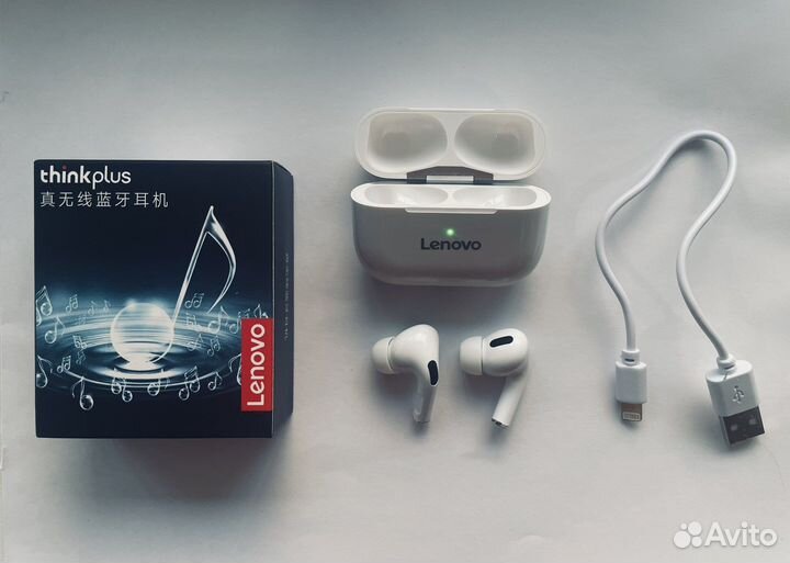 Беспроводные bluetooth наушники lenovo (новые)