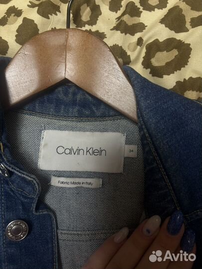 Джинсовая куртка calvin klein женская