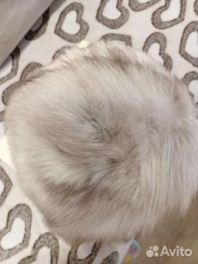 Шапка зимняя из песца женская