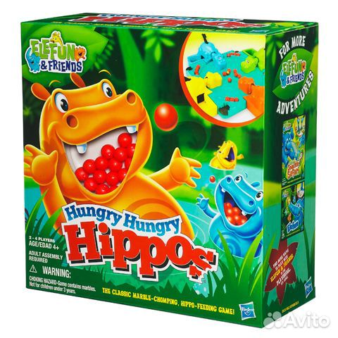 Игра Голодные бегемотики Hasbro Games