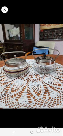 Вазочка цветное стекло СССР