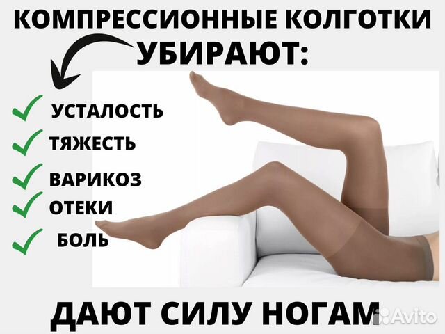 Компрессионные колготки 1,2,3 класс Новые