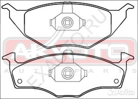 Колодки тормозные дисковые перед