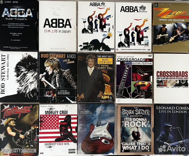 Концерты зарубежных исполнителей на DVD