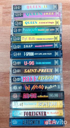 Аудиокассеты 90х (Польша, Россия, EU)
