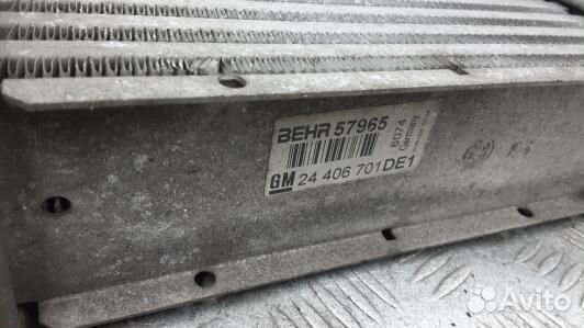 Радиатор интеркулера opel zafira A (OML04KC01)