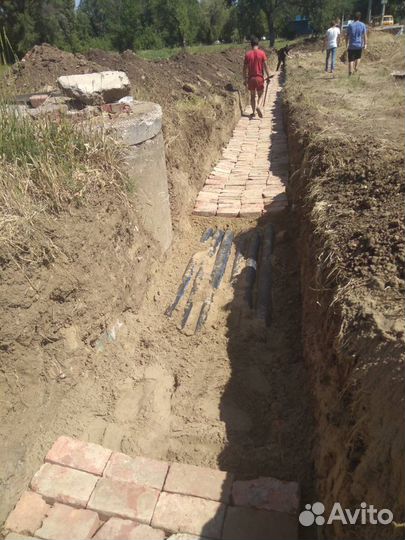 Землекопы, монтаж кабеля, ремонт повреждений