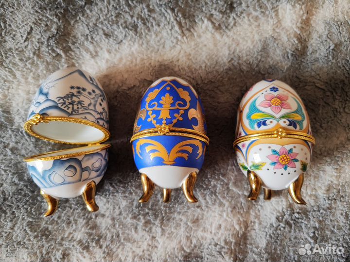 Шкатулка яйцо