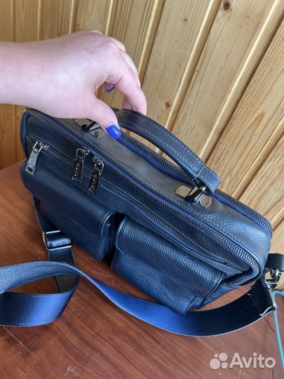 Сумка натуральная кожа мужская