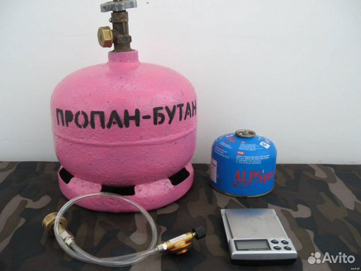 Адаптер переходник для заправки газовых балончиков