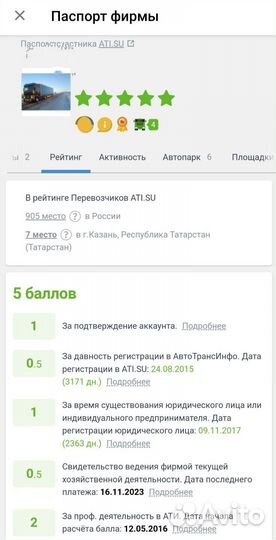 Продам готовый бизнес транспортная компания