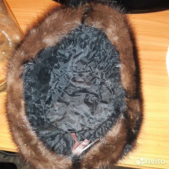 Шапка норковая женская