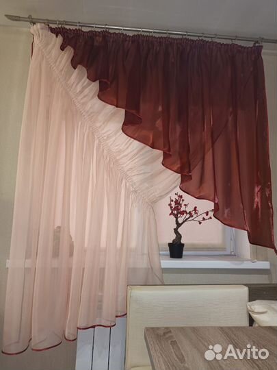Тюль на кухню