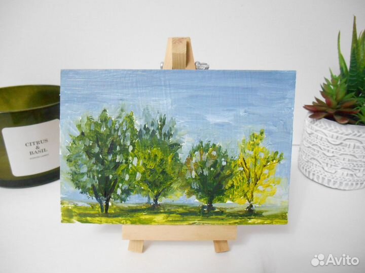 Картина маслом пейзаж