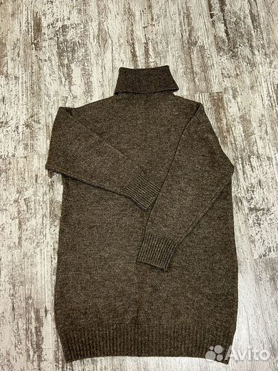 Теплое коричневое платье Mango